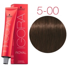 Краска для волос Schwarzkopf Igora Royal New 5 - 00 Светлый коричневый натуральный экстра 60 мл