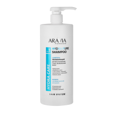 Шампунь бессульфатный увлажняющий для восстановления сухих, обезвоженных волос ARAVIA Hydra Pure Shampoo 1000 мл