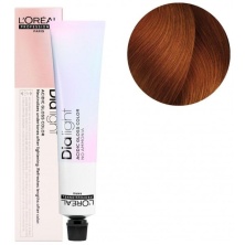 Тонирующая краска для волос Loreal Professional Dia Light 7.40 Блондин глубокий медный 50 мл