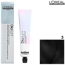 Тонирующая краска для волос Loreal Professional Dia Light 3 Темный шатен 50 мл