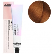 Тонирующая краска для волос Loreal Professional Dia Light 8.43 Светлый блондин медно-золотистый 50 мл