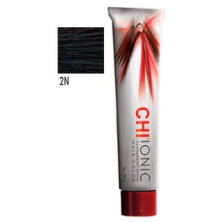 Стойкая Безаммиачная краска для волос CHI Ionic 2N (НАТУРАЛЬНЫЙ ЧЕРНЫЙ) 90 мл