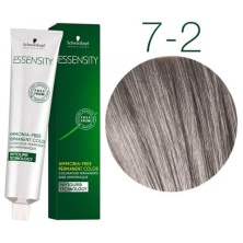 Краска для волос Schwarzkopf Professional Essensity 7-2 средний русый пепельный , безаммиачный краситель, 60мл