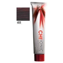 Стойкая Безаммиачная краска для волос CHI Ionic 4 RR (ТЁМНЫЙ КОРИЧНЕВО - КРАСНЫЙ) 90 мл