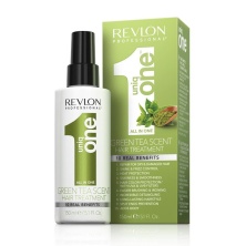 Спрей маска для ухода за волосами с ароматом зеленого чая Revlon Uniq One Green Tea Scent Treatment 150 мл