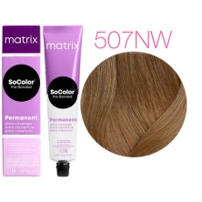 Краска для седых волос - Matrix SoColor Pre-Bonded 507NW (Блондин натуральный тёплый)