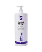 Hair Company Double Action Sebo Balance Shampoo - Шампунь, регулирующий работу сальных желез 1000 мл