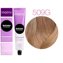 Краска для седых волос -Matrix SoColor Pre-Bonded 509G (Очень Светлый Блондин Золотистый)