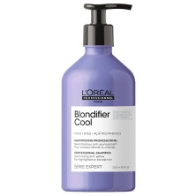 Шампунь для нейтрализации нежелательной желтизны волос Loreal Blondifier Cool Shampoo 500 мл