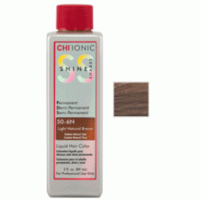 CHI Ionic Shine Shades Liquid Color - Жидкая Краска для Волос 50 - 6N( светло - коричневый) 89 мл