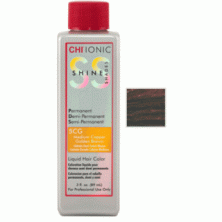 CHI Ionic Shine Shades Liquid Color - Жидкая Краска для Волос 5CG средний медно - золотой коричневый 89 мл