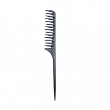 Гребень DEWAL NANO для длинных волос, антистатик, черный 28,5 см