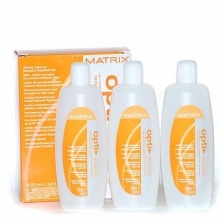 Лосьон для завивки нормальных и трудно поддающихся волос -MATRIX Opti Wave Permanent Wave Fluid thick hair 3*250 ml