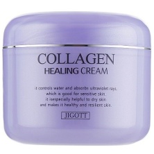 JIGOTT Питательный ночной крем с коллагеном Collagen Healing Cream 100 мл