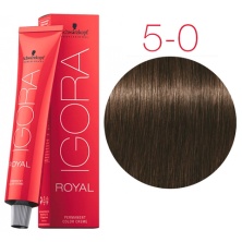 Краска для волос Schwarzkopf Igora Royal New 5 - 0 Светлый коричневый натуральный 60 мл