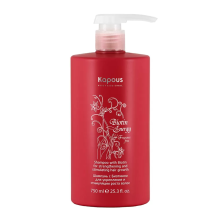 Шампунь с биотином для укрепления и стимуляции роста волос серии Kapous Biotin Energy Shampoo 750 мл