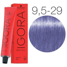 Крем-краска для волос — Schwarzkopf Professional IGORA Royal № 9,5-29 (Светлый блондин пастельный лаванда)