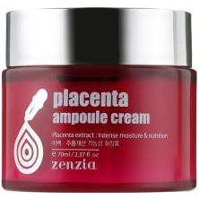 ZENZIA Плацентарный крем для лица Placenta Ampoule Cream 70 мл