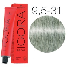 Крем-краска для волос — Schwarzkopf Professional IGORA Royal № 9,5-31 (Светлый блондин пастельный матовый сандрэ)