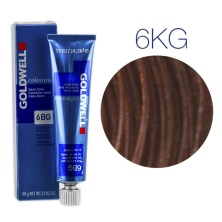 Goldwell Colorance 6KG - Тонирующая крем - краска для волос медный темно - золотистый 60 мл