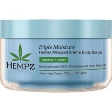 Hempz Triple Moisture Herbal Body Scrub - Скраб для тела Тройное увлажнение 176гр
