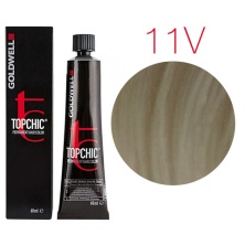 Goldwell Topchic 11V (фиолетовый светлый блондин) - Cтойкая крем краска 60 мл