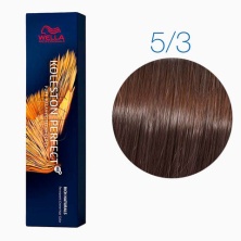 Краска для волос Wella Professional Koleston Perfect Me+ 5/3 (Светло-коричневый золотистый) 60 ml
