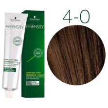 Краска для волос Schwarzkopf Professional Essensity 4-0 средний коричневый натуральный, безаммиачный краситель, 60мл