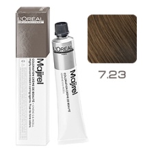 Тонирующая краска для волос Loreal Professional Dia Light 7.23 блондин перламутрово-золотистый 50 мл