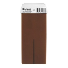 Kapous Professional Жирорастворимый воск с ароматом Шоколада картридж с широким роликом 100 мл