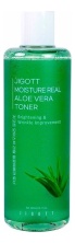 JIGOTT Увлажняющий тонер для лица с экстрактом алоэ Moisture Real Aloe Vera Toner 300 мл