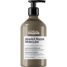 Бессульфатный шампунь для молекулярного восстановления волос - Loreal Professionnel Serie Expert Absolut Repair Molecular Shampoo 500 ml