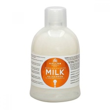 Шампунь с молочными протеинами Kallos Cosmetics KJMN Shampoo with Milk Protein для сухих и поврежденных волос 1000 мл.