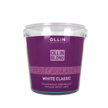 Осветляющий порошок классический белого цвета Ollin Blond Powder White Classic 500 гр