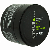 OLLIN STYLE Воск для волос нормальной фиксации 50гр (75мл)/ Hard Wax Normal