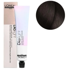 Тонирующая краска для волос Loreal Professional Dia Light 5.8 светлый шатен мокка 50 мл
