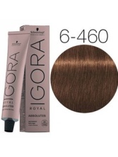 Крем-краска для окрашивания зрелых волос — Schwarzkopf Professional Igora Royal Absolutes №6-460 (Темный русый,бежевый шоколадный)