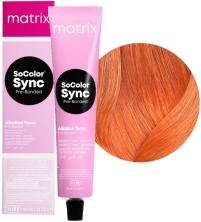 Тонирующая краска без аммиака Matrix Color Sync Pre-Bonded 8RC+ светлый блондин красно - медный 90 мл