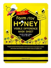Восстанавливающая маска с прополисом FarmStay Visible Difference Mask Sheet Honey 23ml