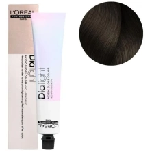 Тонирующая краска для волос Loreal Professional Dia Light 6.13 Темный блондин пепельно-золотистый 50 мл