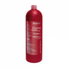 Шампунь перед выпрямлением с глиоксиловой кислотой Kapous Professional GlyoxySleek Hair 1000 мл
