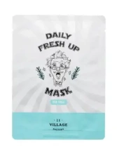 VILLAGE 11 FACTORY Успокаивающая тканевая маска с экстрактом чайного Daily Fresh Up Mask Tea Tree 20