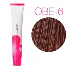 OBe-6 Темный блондин оранжево-бежевый Lebel Materia 3D Перманентная краска для волос 80 ml