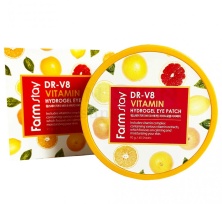 Гидрогелевые патчи с витаминным комплексом FarmStay Dr-V8 Vitamin Hydrogel Eye Patch 60 pieces