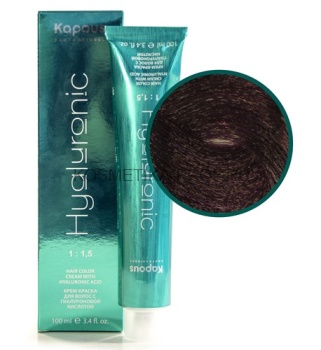 Kapous Professional HY Крем - краска с гиалуроновой кислотой 6.2 темный фиолетовый блонд 100 мл