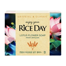 LION Мыло туалетное с экстрактом лотоса Riceday Soap (Cheong) 100g