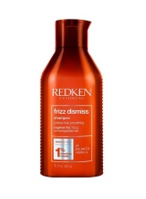 Redken Frizz Dismiss Shampoo - Шампунь смягчающий шампунь для дисциплины всех типов непослушных волос 300 мл