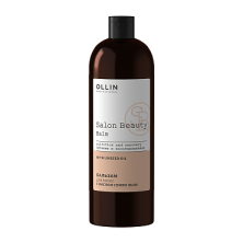 SALON BEAUTY Бальзам для волос с маслом семян льна 1000 мл OLLIN PROFESSIONAL