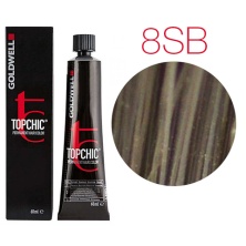 Goldwell Topchic 8SB (серебристый блондин) - Cтойкая крем краска 60 мл