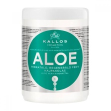 Маска с экстрактом Алоэ Kallos Cosmetics KJMN Moisture Repair Shine Hair Mask для сухих волос 1000 мл.
